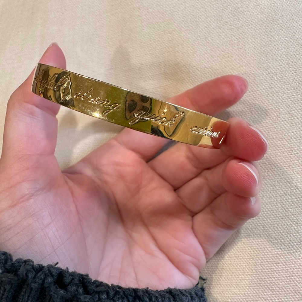 KATE SPADE | heart of gold bangle